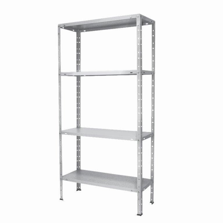 Метален стелаж Basic 40 New 145x75x30, до 40кг на рафт