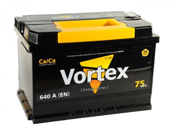 Акумулатор Vortex 75Ah / 640A EN
