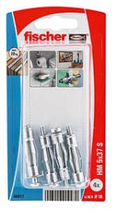 Метален дюбел за кухини с винт Fischer  HM 5x37 S K NV