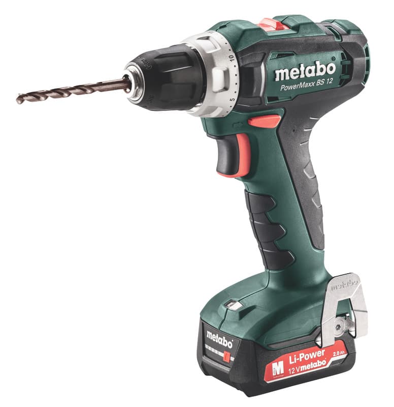 Акумулаторен винтоверт Metabo Powermaxx BS 12 2x2Ah 12V 40Nm с батерия и зарядно