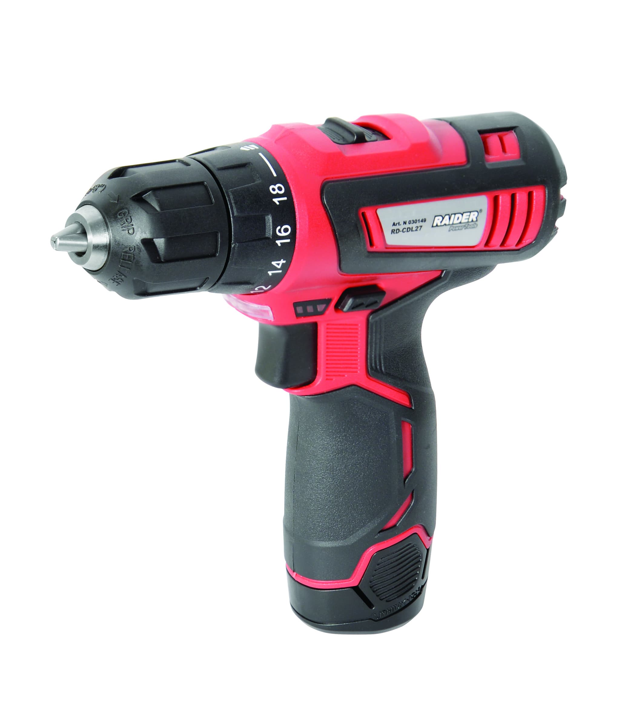 Акумулаторна бормашина Raider RD-CDL27 12V 1.5Ah в куфар с батерия и зарядно
