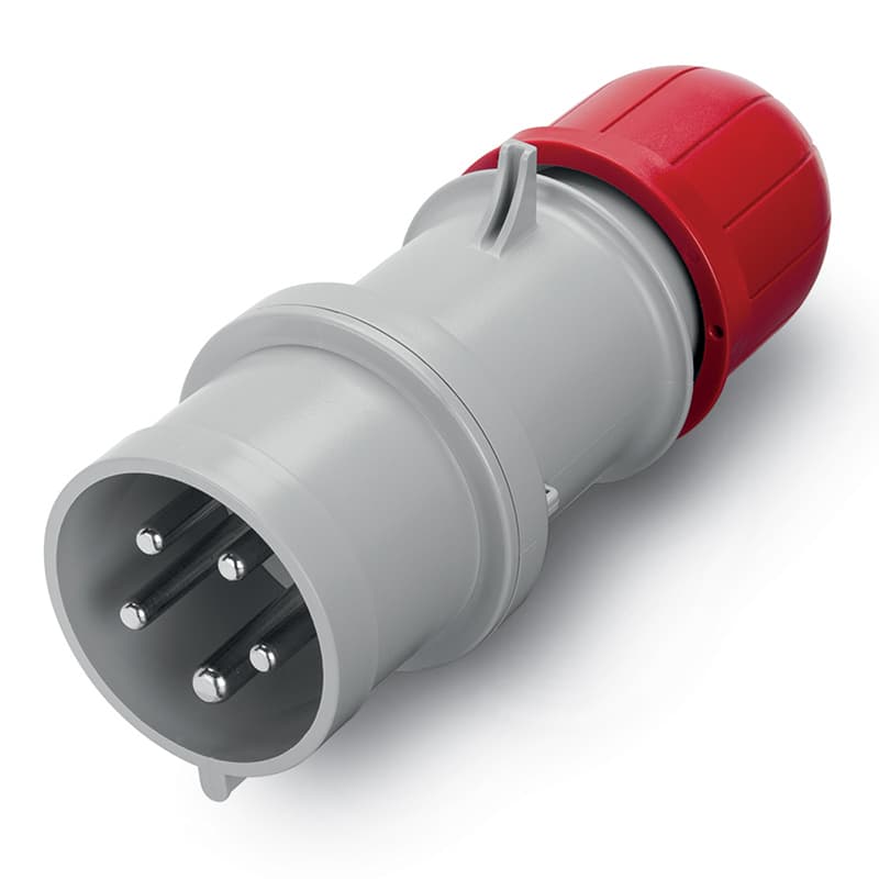 Промишлен щепсел Optima Scame 3Р+N+Е 16А IP54 сив