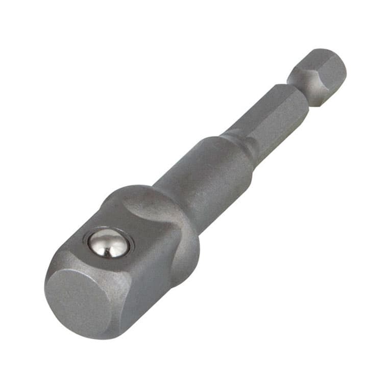 Адаптор за вложка към винтоверт Wolfcraft 1/4"-1/2" x 72 мм