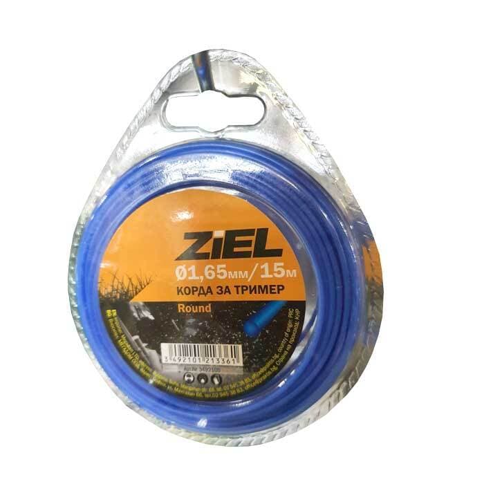 Кръгла корда за тример Ziel 1.65 mm 15 m