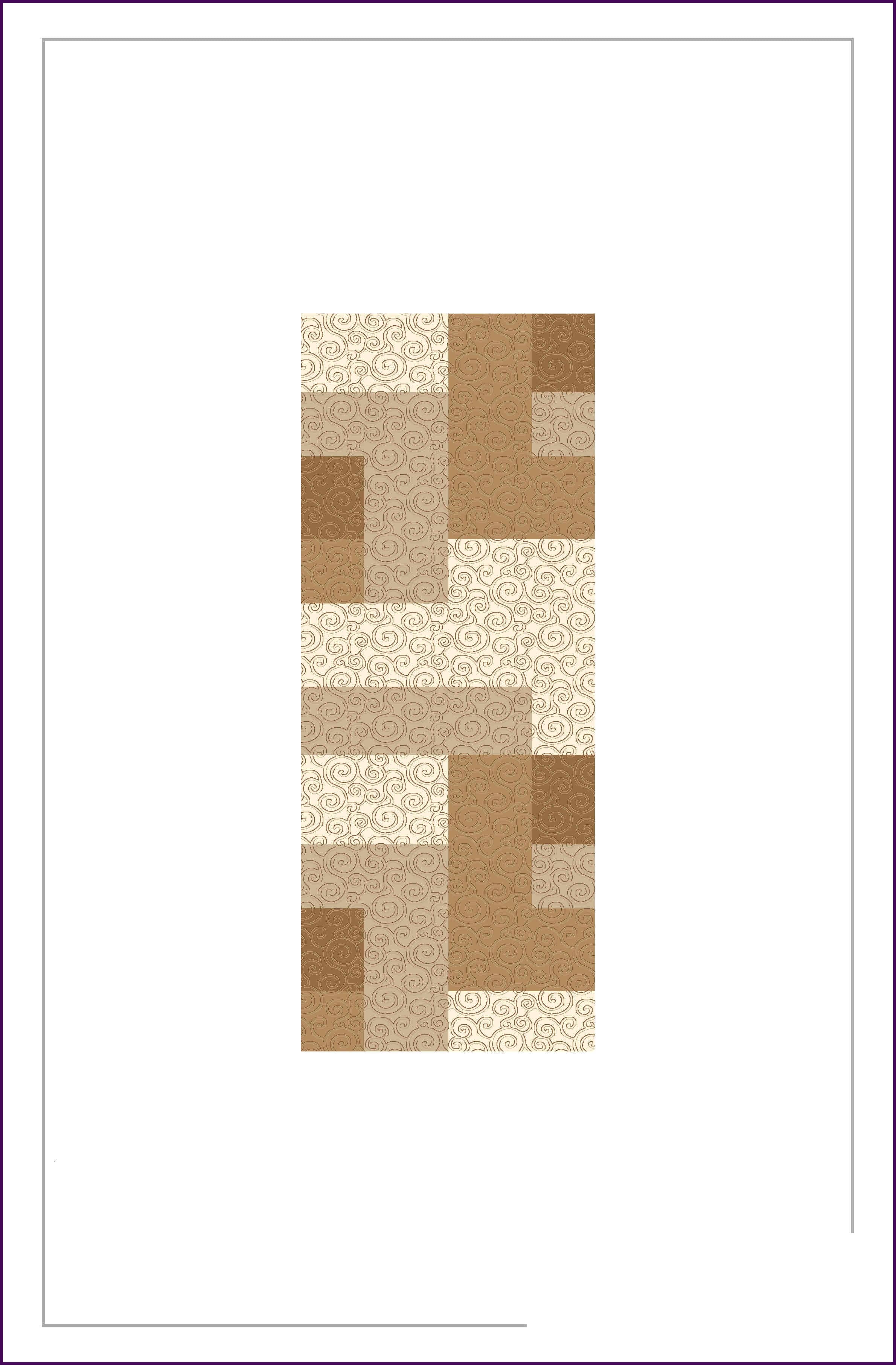 Печатана пътека 217-119-22-Beige 120 см