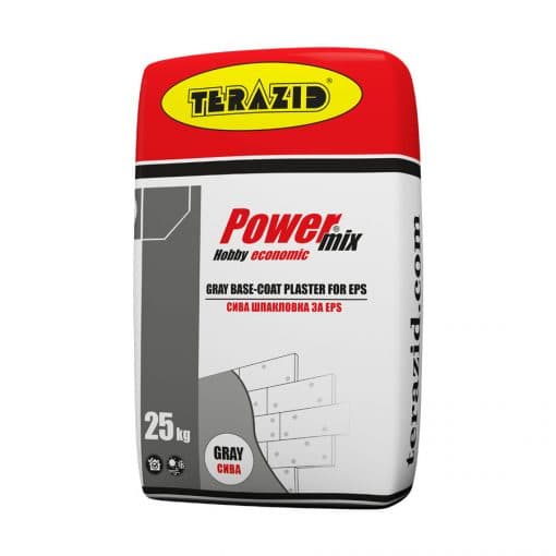 Лепило-шпакловъчна смес за EPS Terazid Power Mix сива 25kg