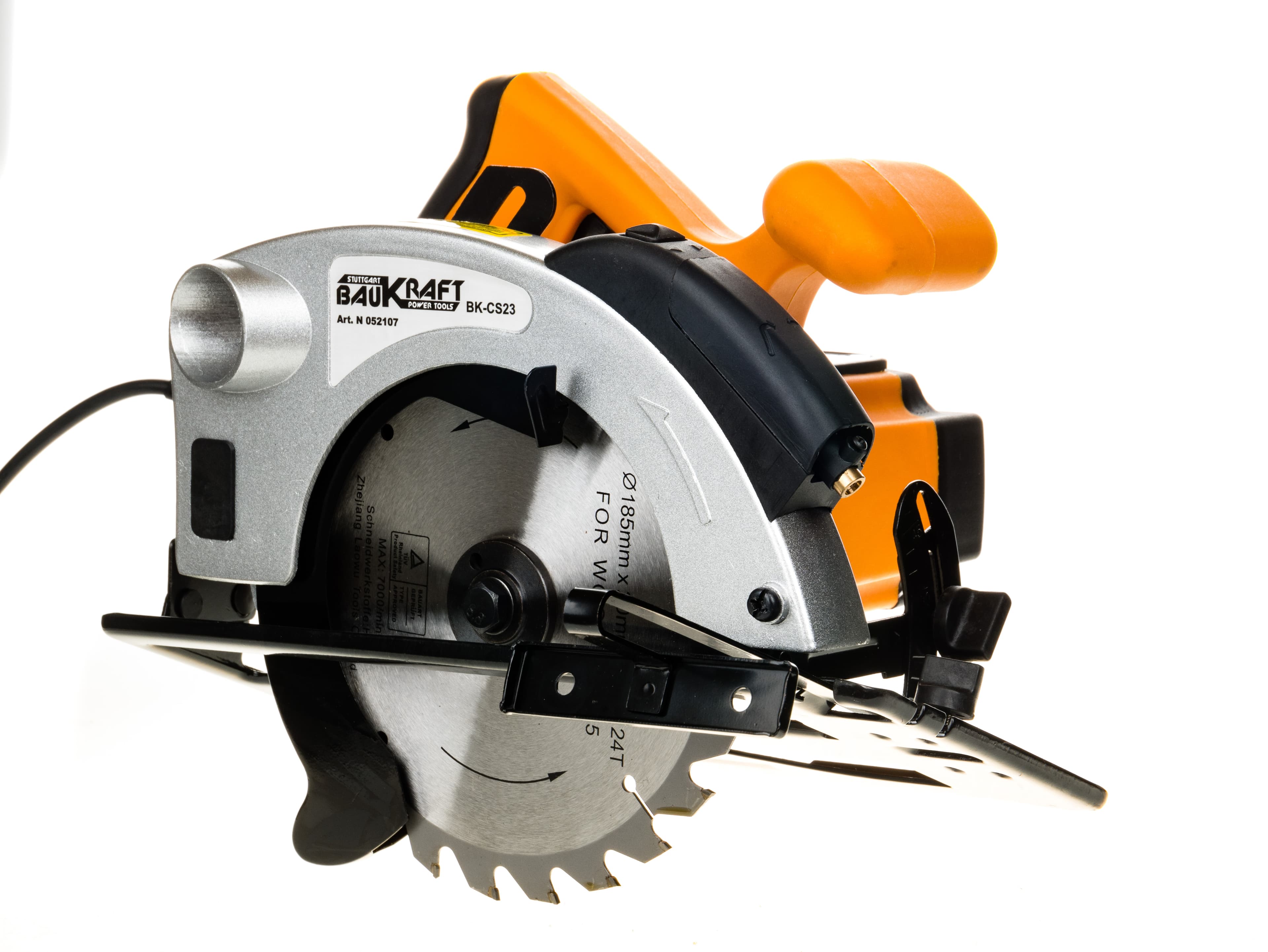 Ръчен циркуляр Baukraft BK-CS23 Ø185мм 1200W лазер