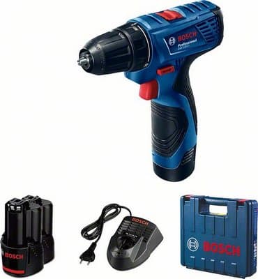 Акумулаторен ударно-пробивен винтоверт  Bosch GSB 120 Li + 2x2,0Ah батерии + куфар