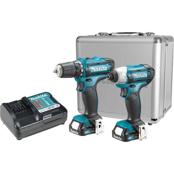 Комплект акумулаторен винтоверт Makita DF333 + ударен гайковерт Makita TD110