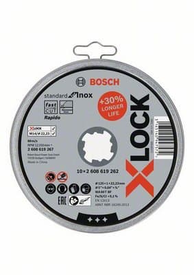 Диск за рязане Bosch Pro Stainless Steel and Metal X-Lock 125x22,23x1мм