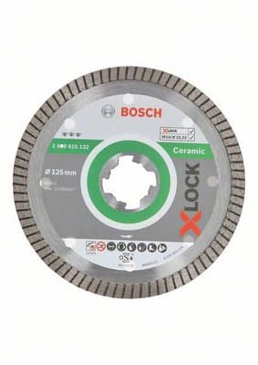 Диамантен диск Bosch Pro Ceramic X-Lock 125x22.23x1,4x7мм
