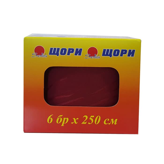 Ленти за вертикални щори 6 броя червени 250см Silk 219