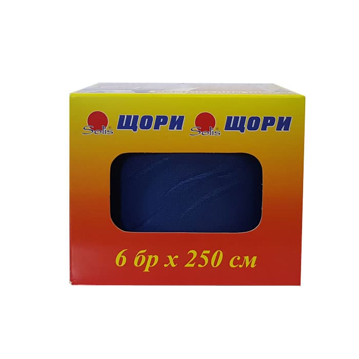 Ленти за вертикални щори 6 броя сини 250см Silk 220 