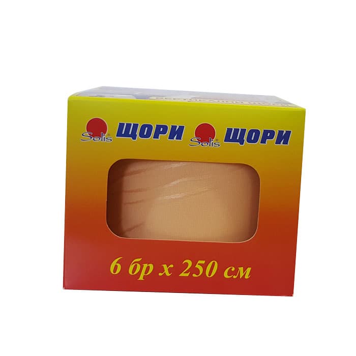 Ленти за вертикални щори 6 броя бежови 250см Silk 206