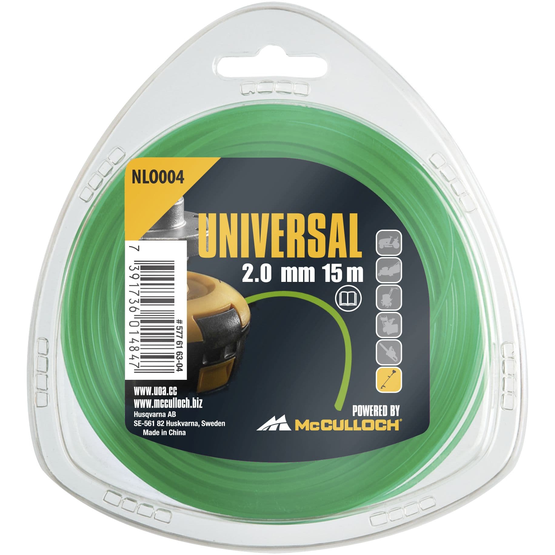 Кръгла корда Universal 2мм х 15м