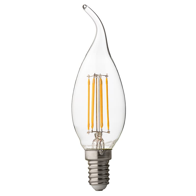 LED крушка filament UltraLux E14 4W 4200K 