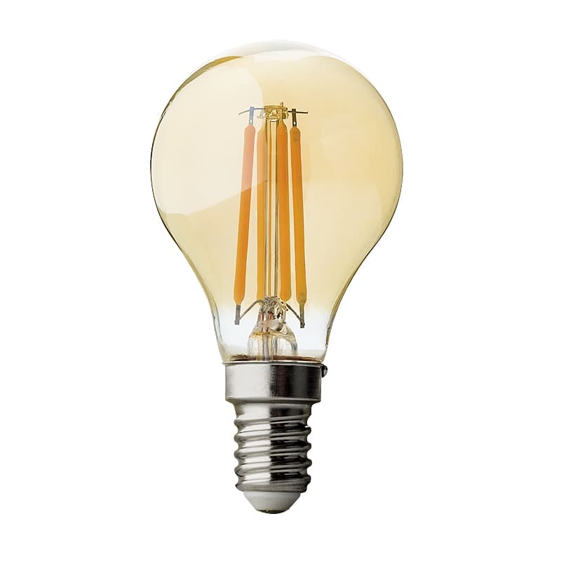 LED крушка UltraLux filament E14 4W 2500K 
