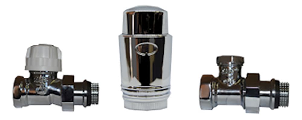 Радиаторен сет THS Thermostyle Cayman-3 Chrome прав 1/2" 