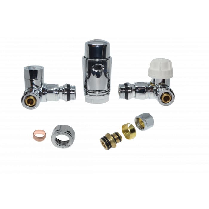 Сет за лира THS Thermostyle Cayman-5T Chrome 1/2"х16мм и 1/2"x15мм 