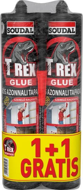 Монтажно лепило T-Rex силно / промо пакет 1+1