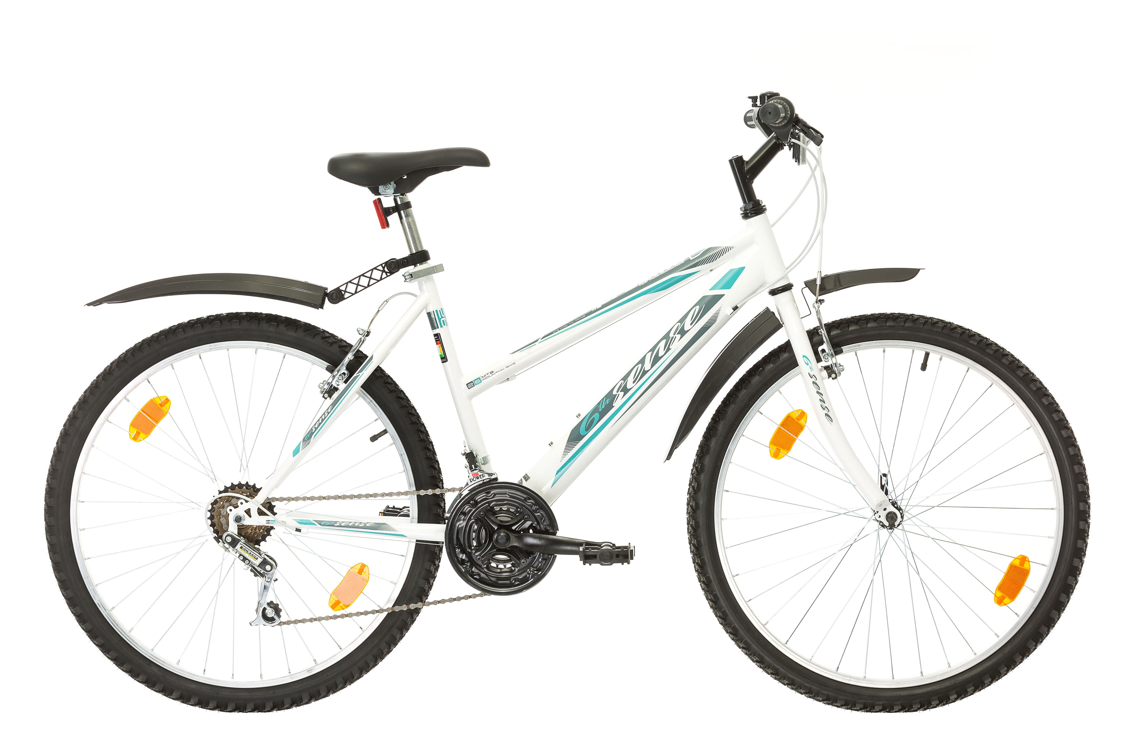 Велосипед Probike 6st Sense 26" бял със синьо 