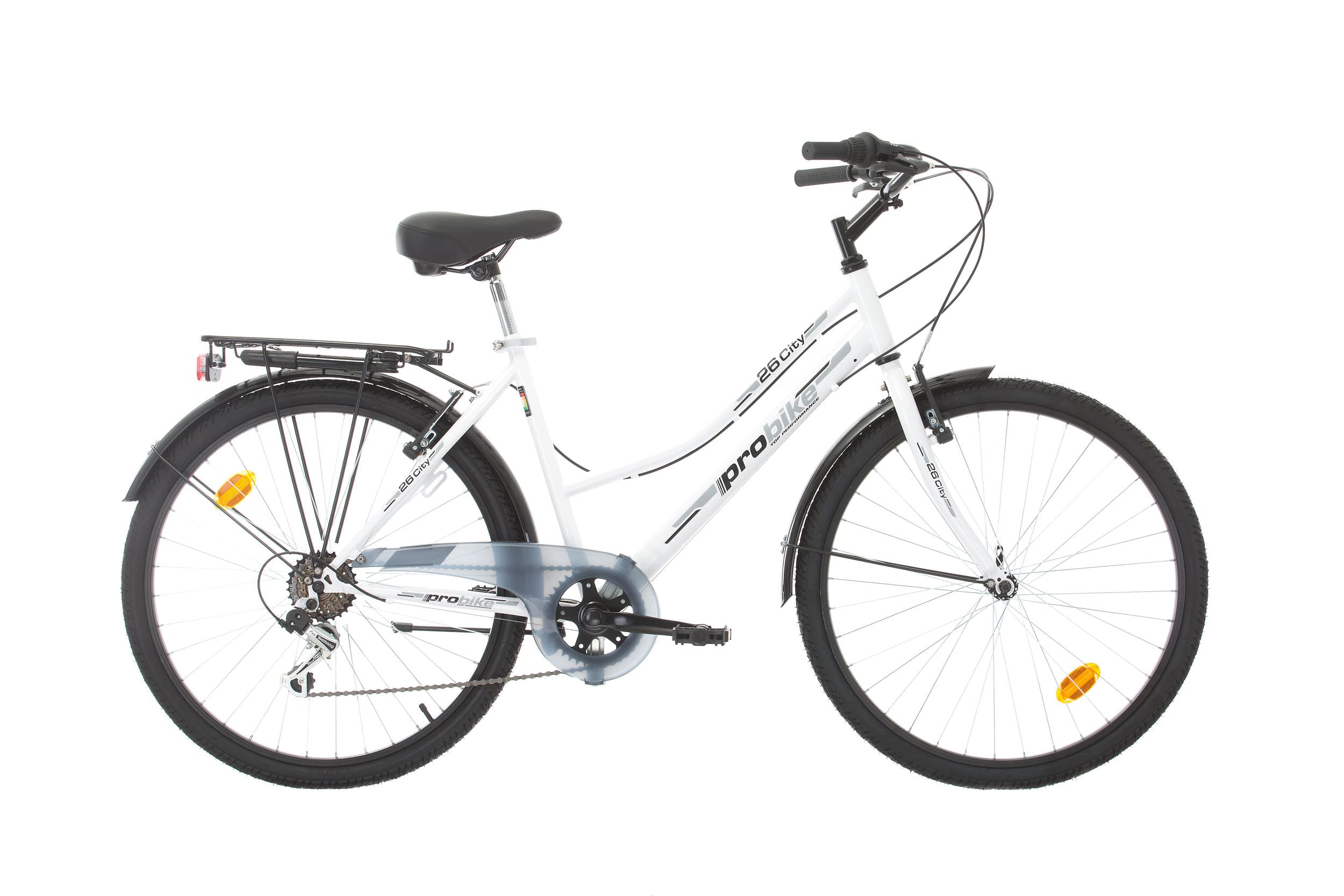 Велосипед Probike City 26" бял