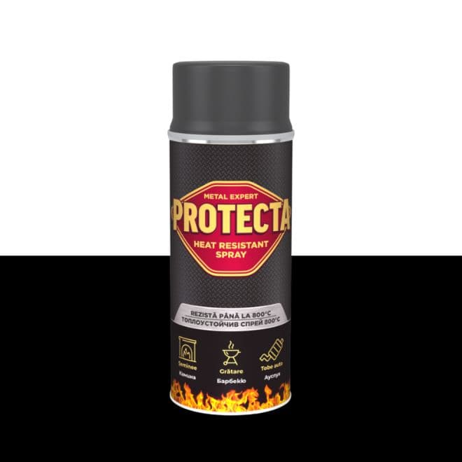 Топлоустойчив спрей Protecta (BG/RO) черен 400мл