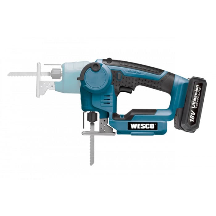 Акумулаторен прободен комбиниран трион Wesco WS2979  18V Li-Ion 1.5Ah   