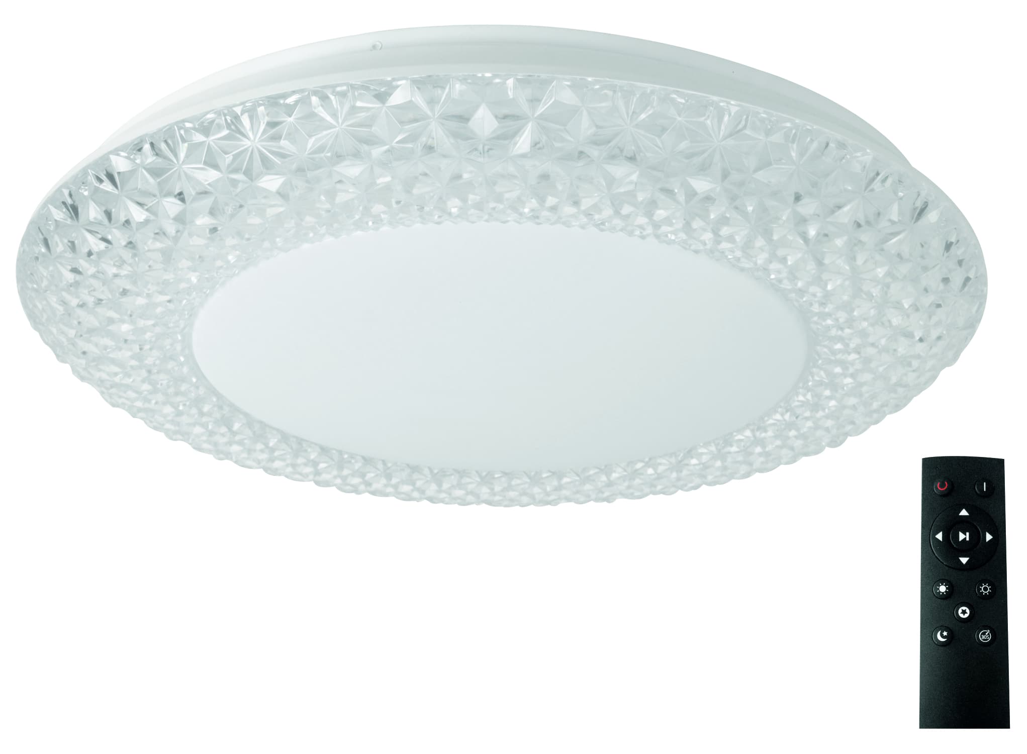 LED плафон Nia Lightex димируем с дистанционно 72W 