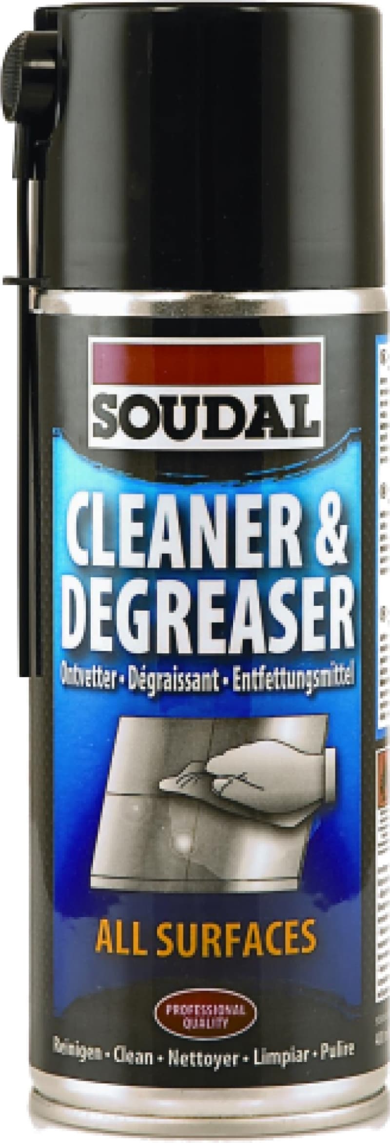 Технически спрей чистител и обезмаслител Soudal 400мл