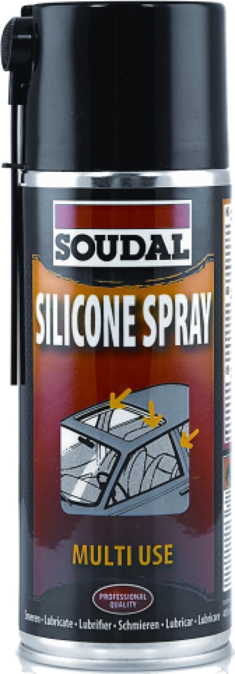 Технически силиконов спрей Soudal 400мл