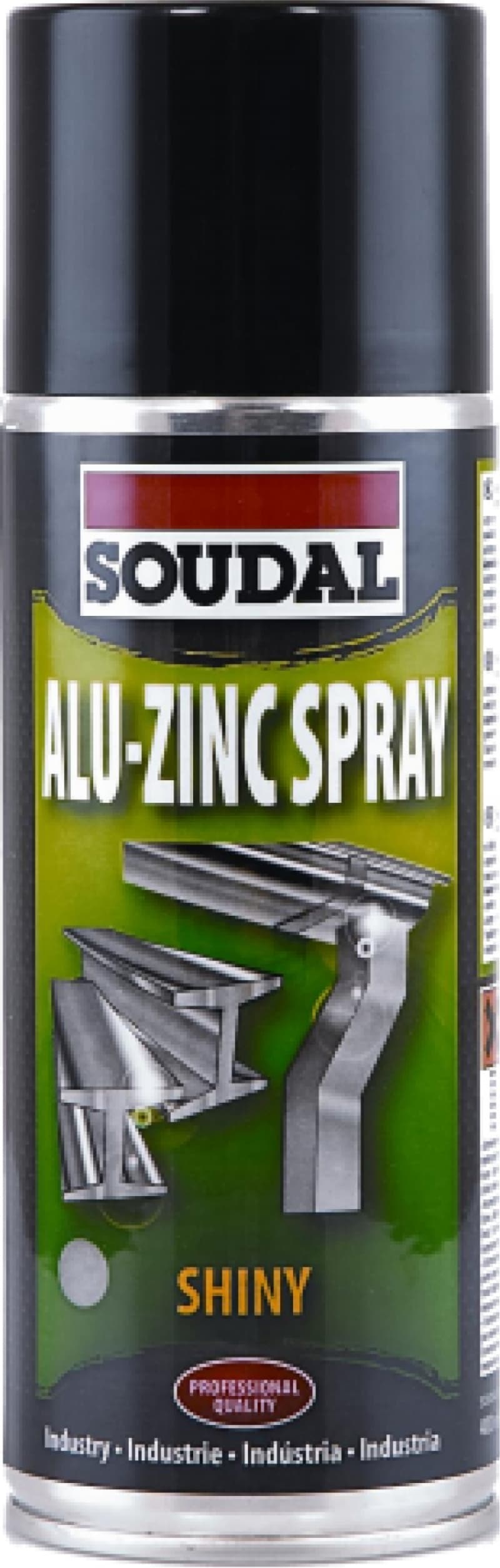 Алуминиево-цинков технически спрей Soudal 400мл