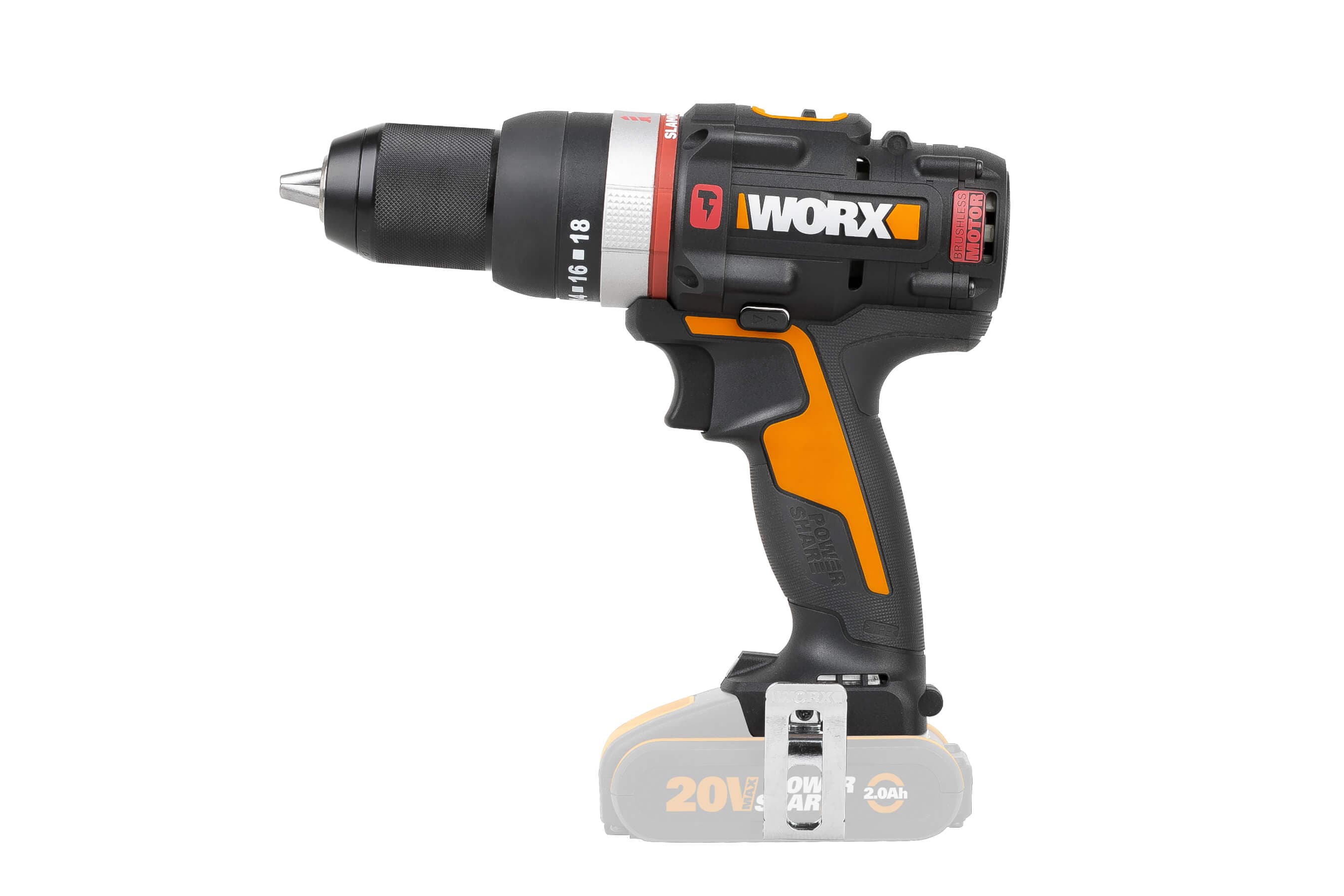 Акумулаторна бормашина Worx WX-JCR.9 Li-ion 20V Solo без батерии