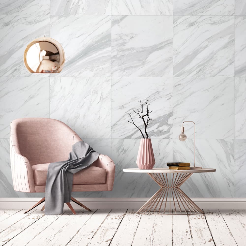 PVC ламперия Grosfillex Digital Print Marble Tile 260x35см