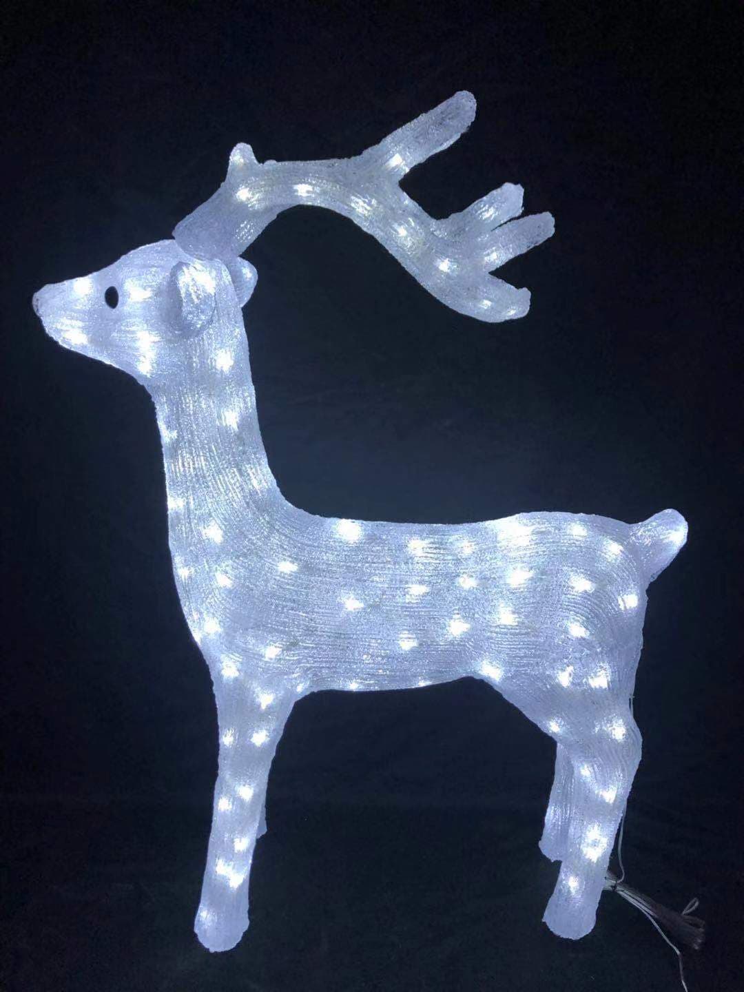 Светещ елен CK89-K067 130 LED IP44 75см 