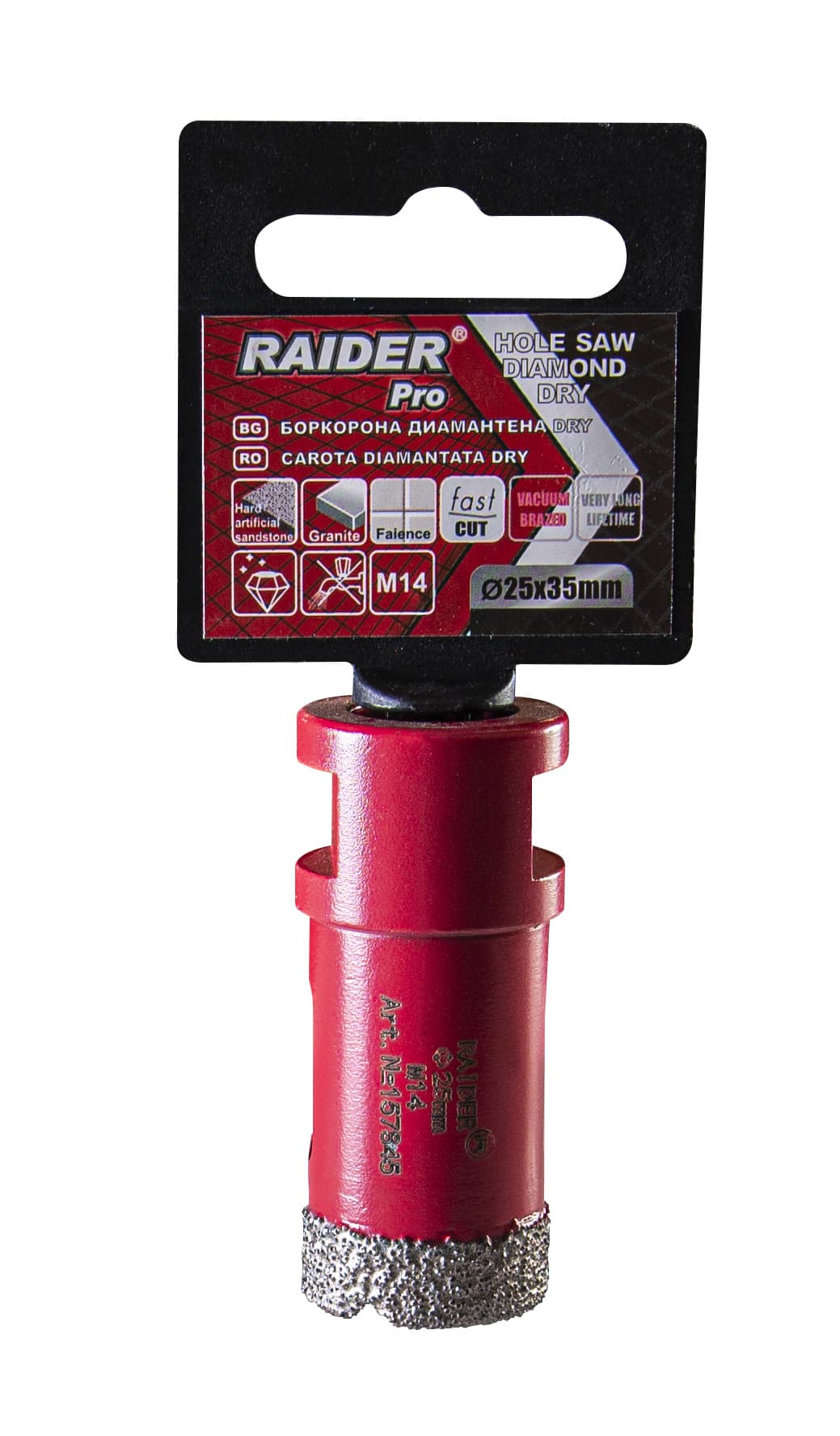 Боркорона Raider Diamond Dry M14 ø25мм