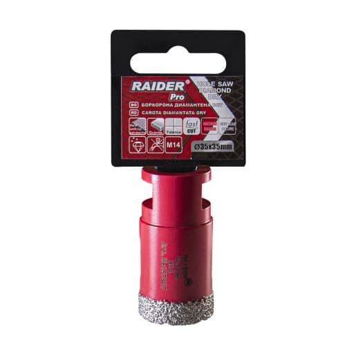 Боркорона Raider Diamond Dry M14 ø35мм