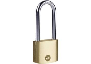 Месингов катинар Yale LS pk 1 / 50мм с дълга скоба