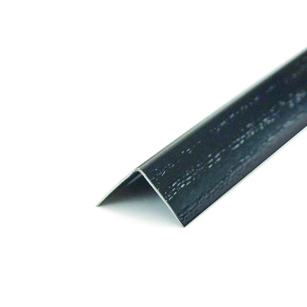 PVC V-профил Ideal 007 Черен 15х15мм 2.7м