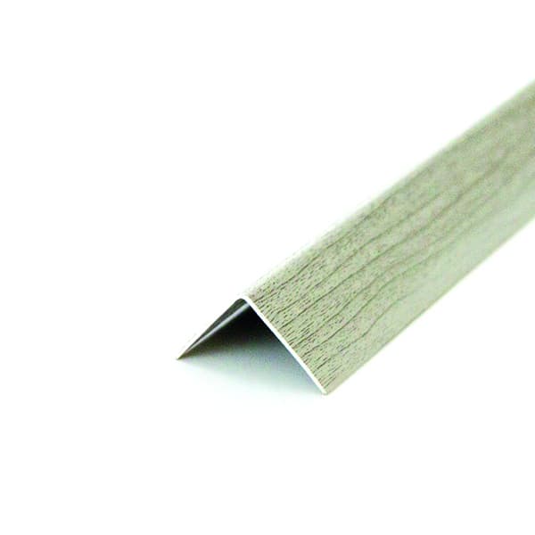 PVC V-профил Ideal 253 Сива Ела 15х15мм 2.7м