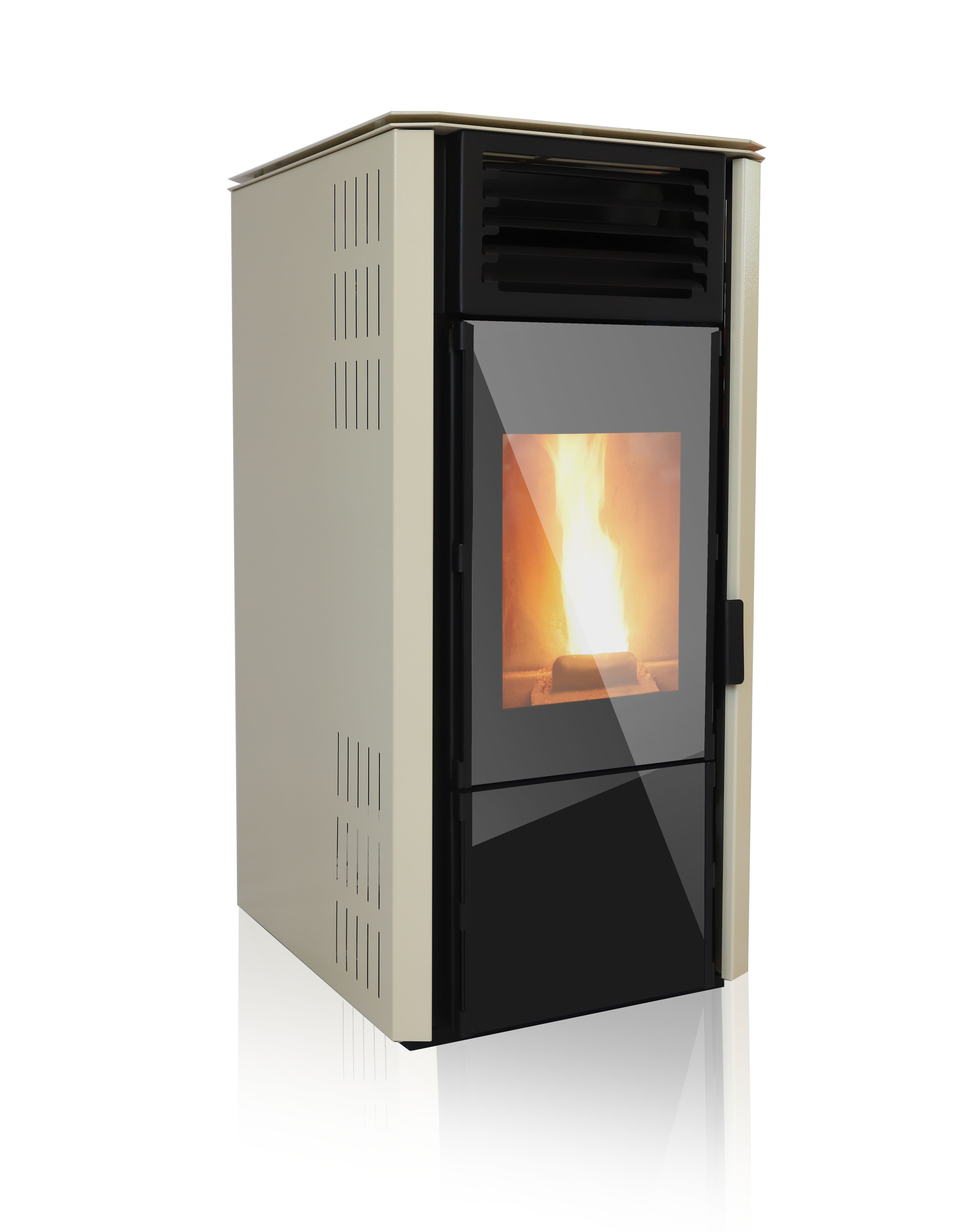 Пелетна камина Verso VPBS10 Design ivory 10 kW