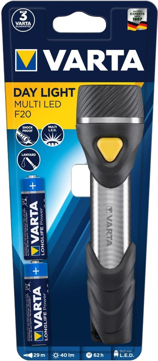 Фенер Varta 16632 Day Light Multi LED F20 2AA