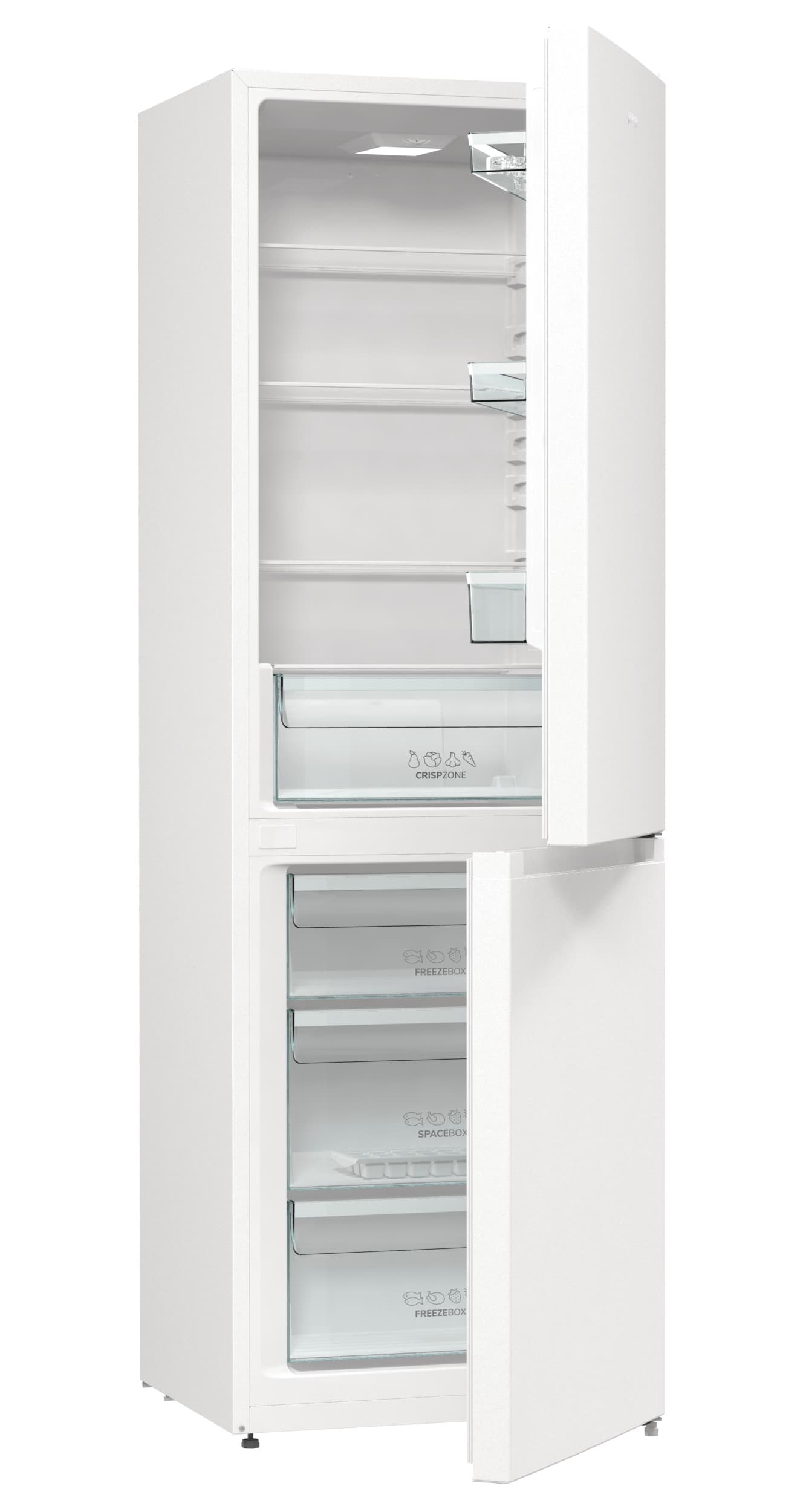 Комбиниран хладилник Gorenje RK6192EW4 320л