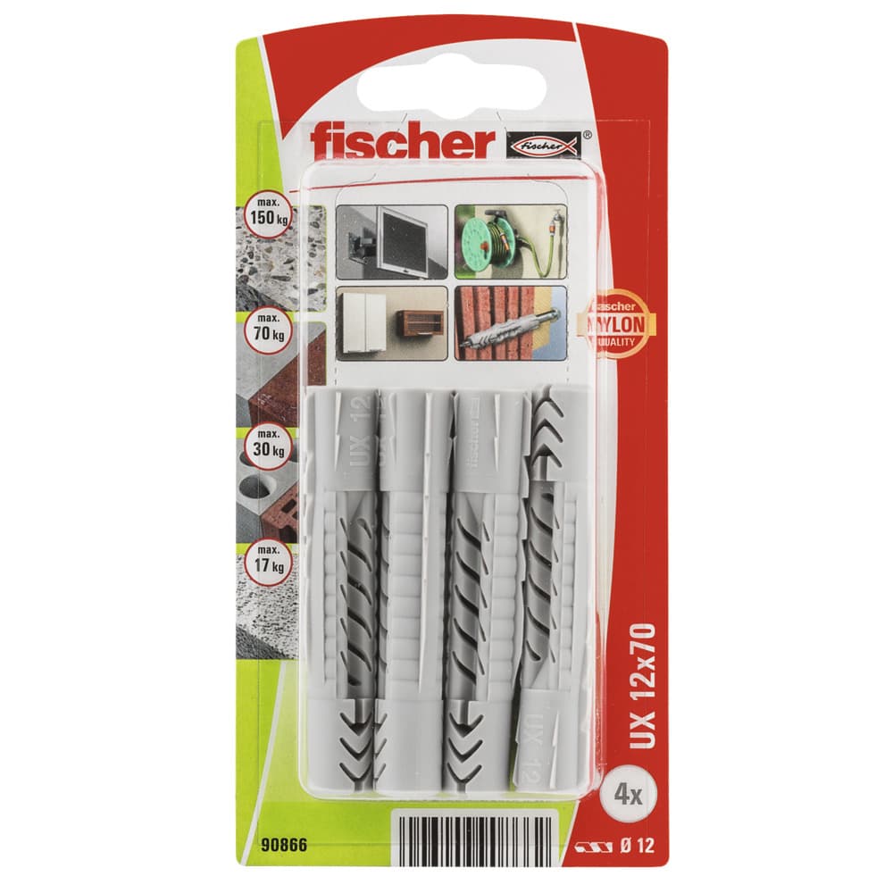 Дюбел Fischer UX 12x70 K NV 90866 / 4 броя