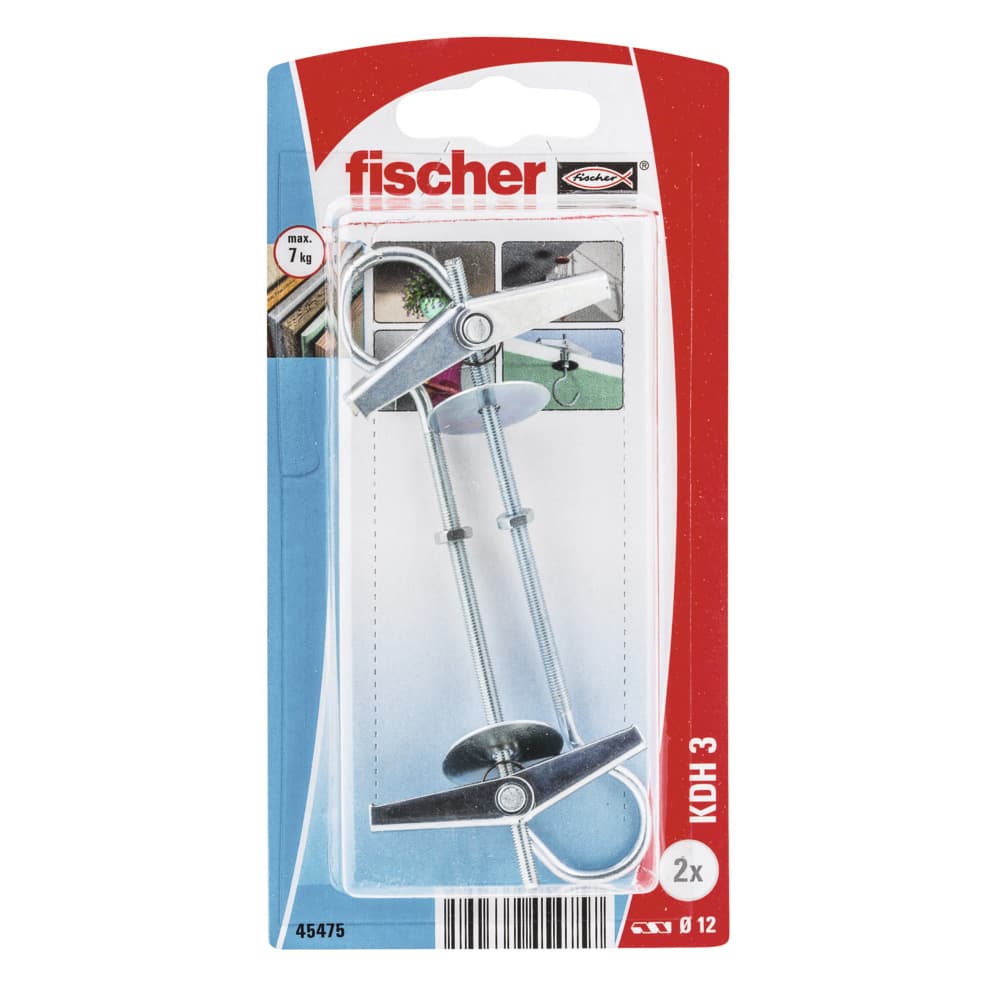 Пружинен дюбел със C-кука Fischer KDH3 K NV 45475 / 2 броя