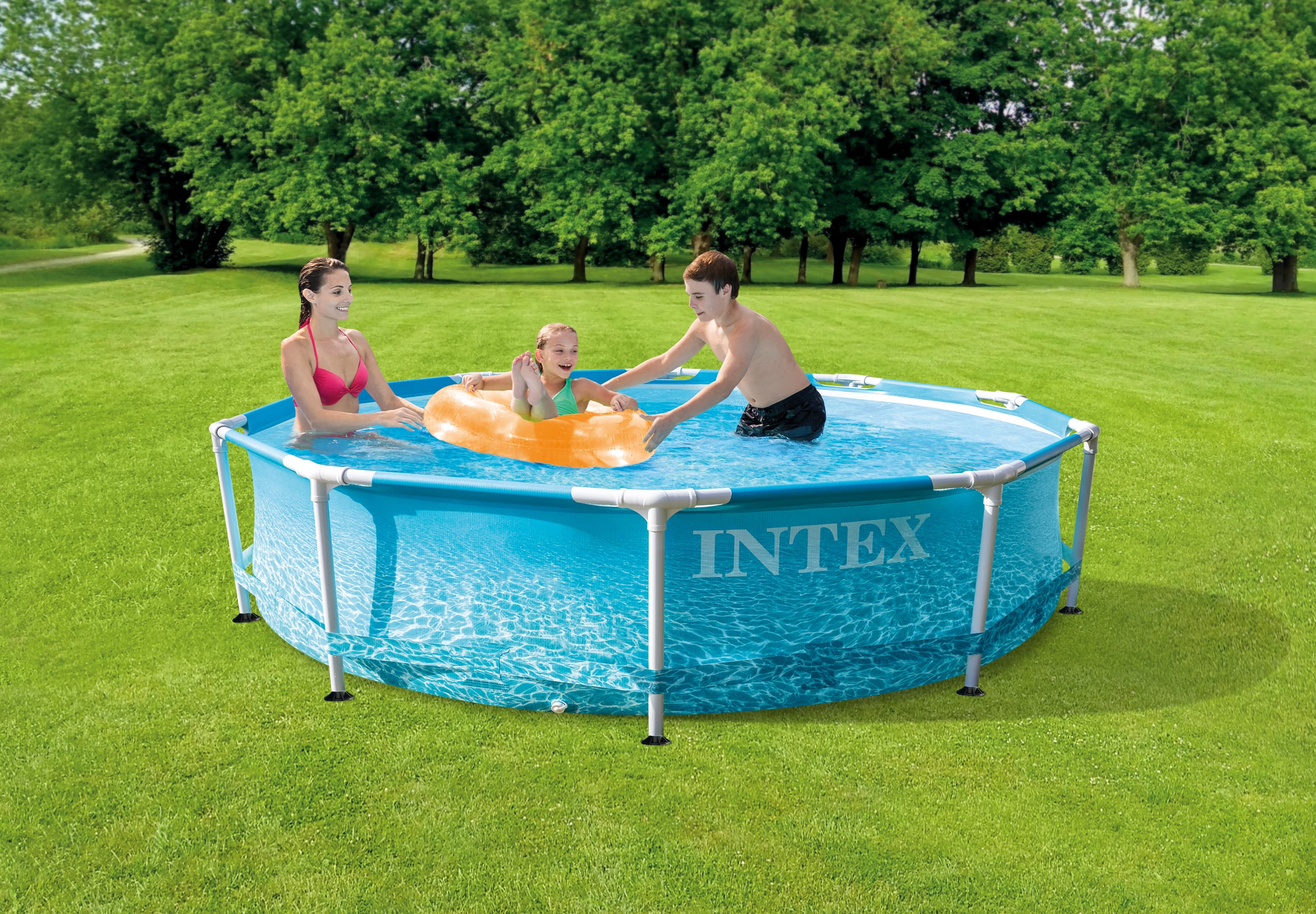 Басейн с метална рамка, помпа и филтър Intex 28208NP / 305х76см