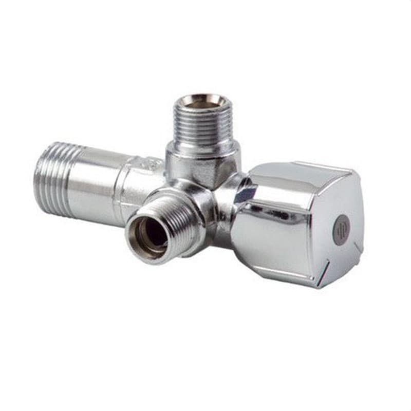 Ъглов трипътен кран 1/2x1/2x1/2'' Arco A-80 Twin Vitaq