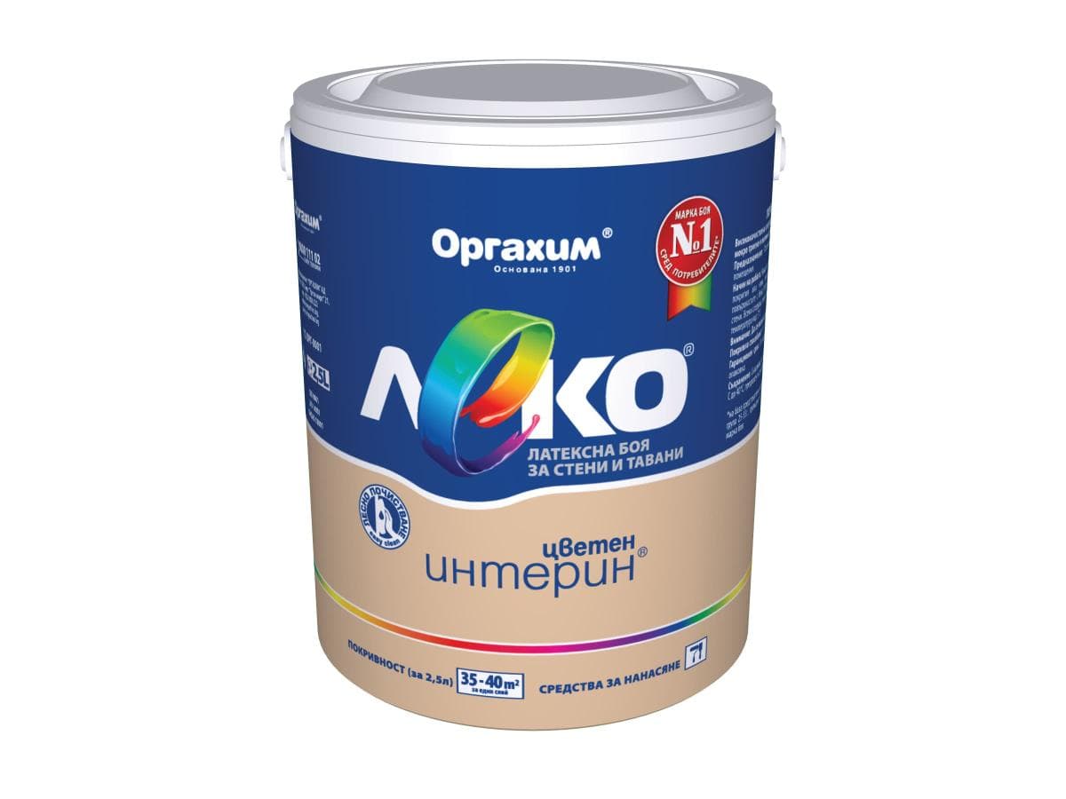 Интериорен латекс Леко цветен интерин / Бадем 2.5л