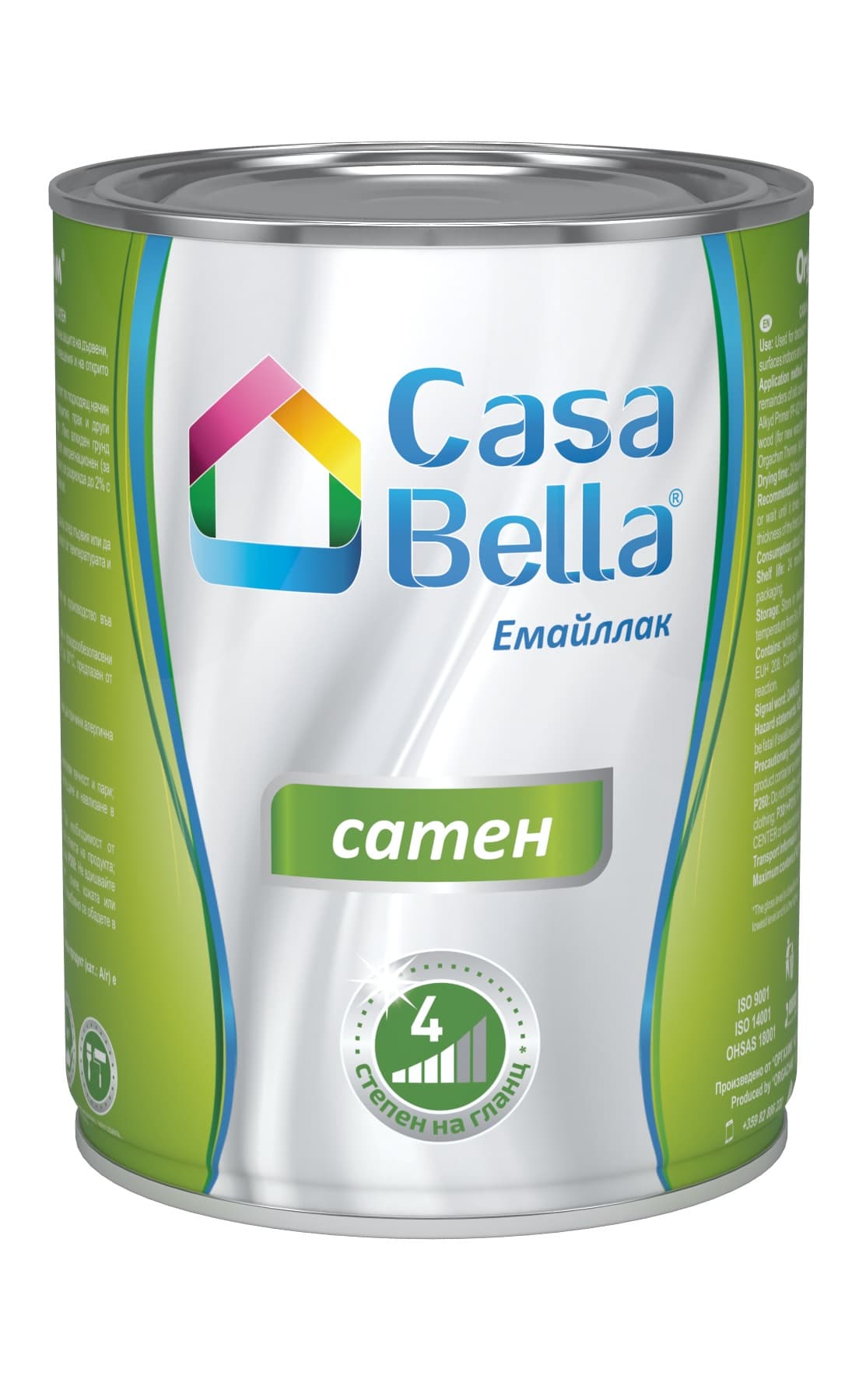 Алкидна боя Casa Bella сатен / тъмнозелена 650мл