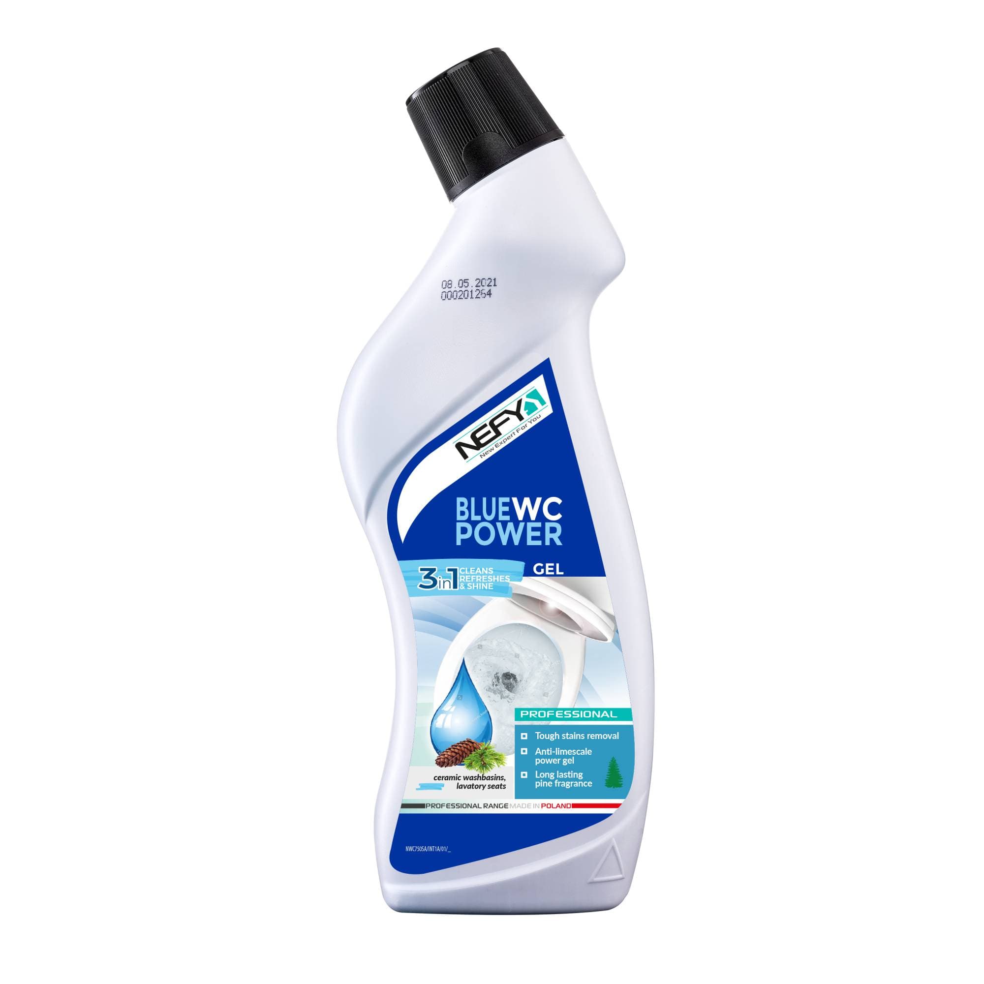 WС гел Nefy планински аромат 750ml син 